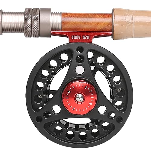 Kylebooker Fly Fishing Reel Large Arbor Aluminum Body