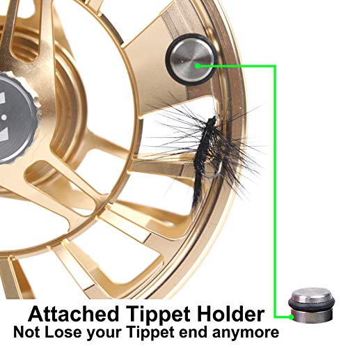 Maxcatch AVID PRO Fly Fishing Reel - Gold