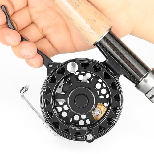 Adjustable Drag Semi-Automatic Fly Reel for Trout Fly Fishing
