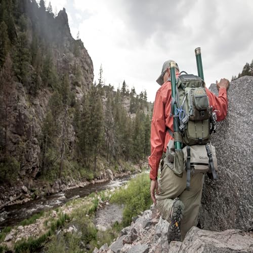 Allen Spring Creek Fishing Reel & Gear Bag - Organizes up to 10 Fly Reels - Green