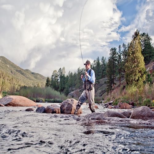Allen Spring Creek Fishing Reel & Gear Bag - Organizes up to 10 Fly Reels - Green