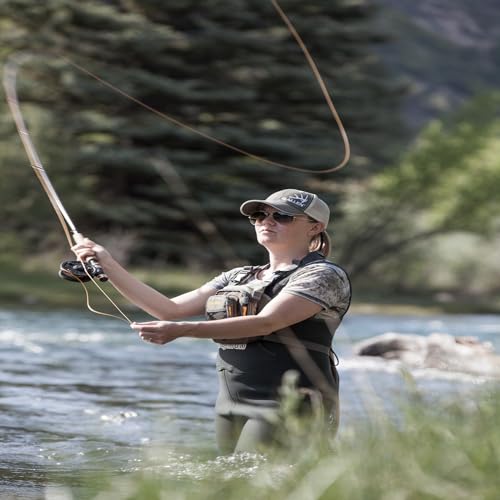 Allen Spring Creek Fishing Reel & Gear Bag - Organizes up to 10 Fly Reels - Green