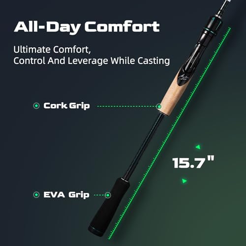 HANDING Magic L Fishing Rod, Fuji O+A Ring Guides