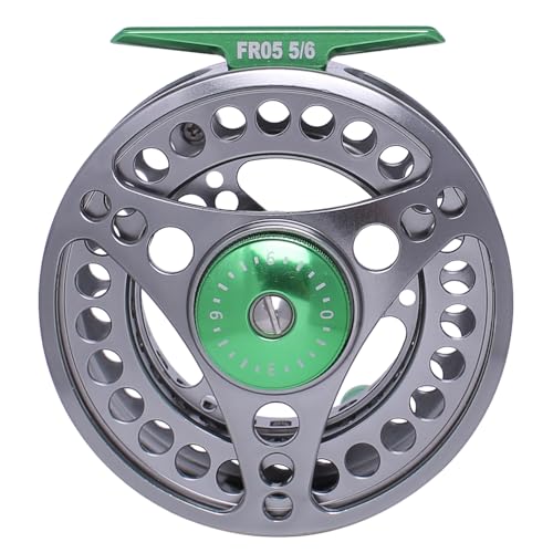 Kylebooker Large Arbor Fly Fishing Reel, Aluminum Alloy