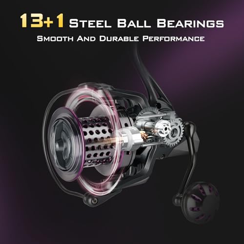 THKFISH Saltwater Spinning Reel for Surf Fishing:numel 10000