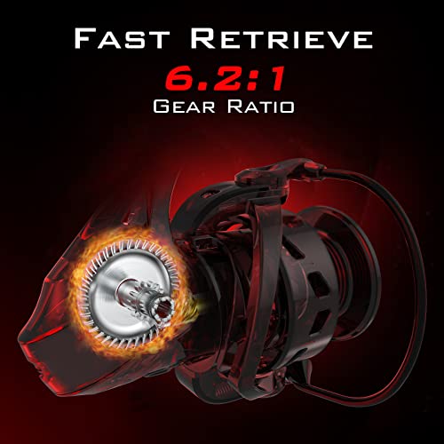 KastKing Royale Legend Glory Spinning Reel, 6.2:1, 3000