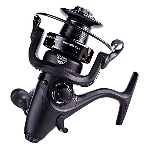 Sougayilang Spinning Reel, Metal Body Carp, Saltwater/Freshwater
