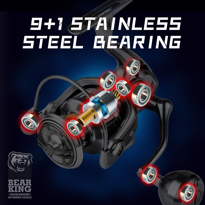 Bearking Assassin Saltwater Spinning Reel - IPX6 Waterproof