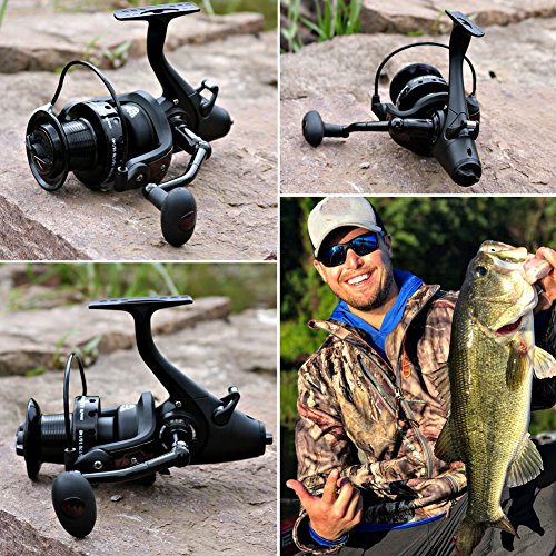 Sougayilang Spinning Reel, Metal Body Carp, Saltwater/Freshwater
