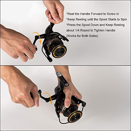 Dr.Fish Poseidon Surf Fishing Spinning Reel 25LB Drag