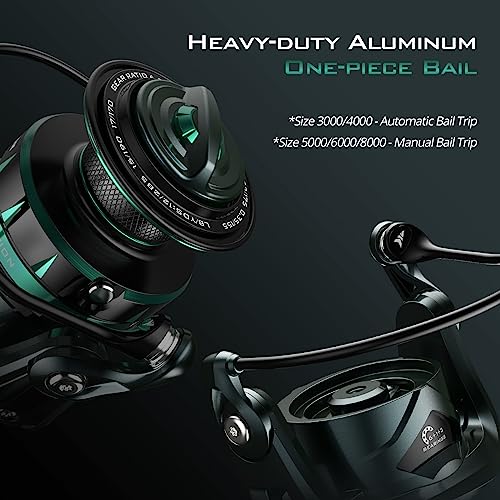 KastKing Kapstan Elite Saltwater Spinning Reel, Size 4000