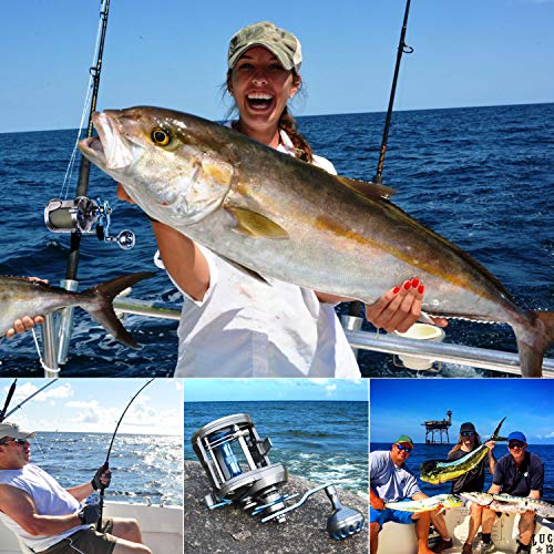 Sougayilang Trolling Reel for Saltwater Fishing - Right Handed