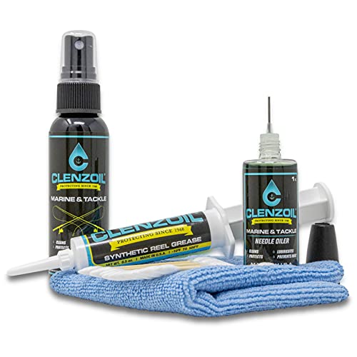 CLENZOIL Fishing Reel Maintenance Kit | Freshwater & Saltwater