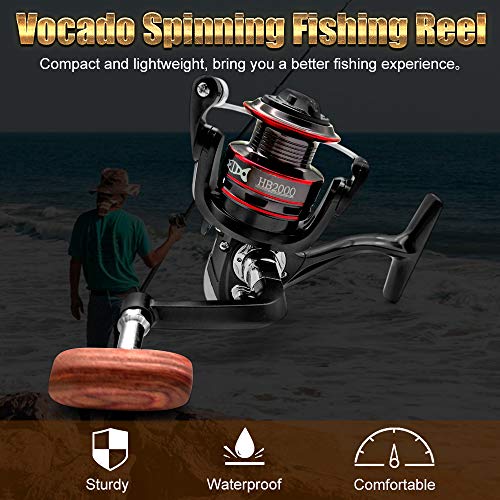 Ultralight Spinning Fishing Reel, 5.2:1 Gear Ratio
