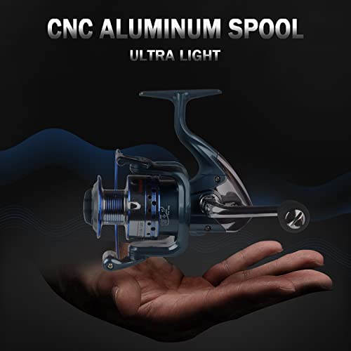 HPLIFE Saltwater Spinning Reel, 5.5:1/4.7:1 High Speed