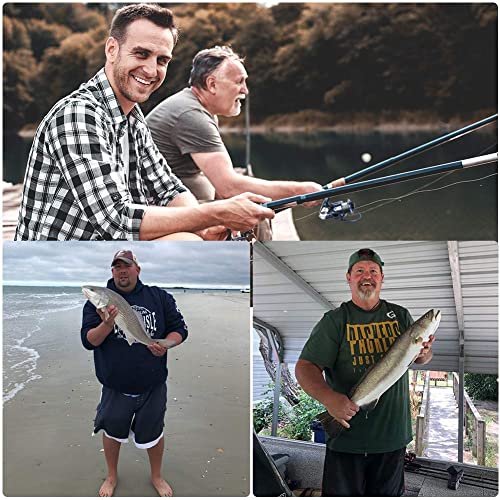 HPLIFE Saltwater Spinning Reel, 5.5:1/4.7:1 High Speed