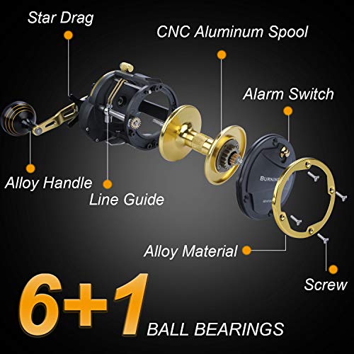 Sougayilang Saltwater Trolling Reel for Boat Fishing