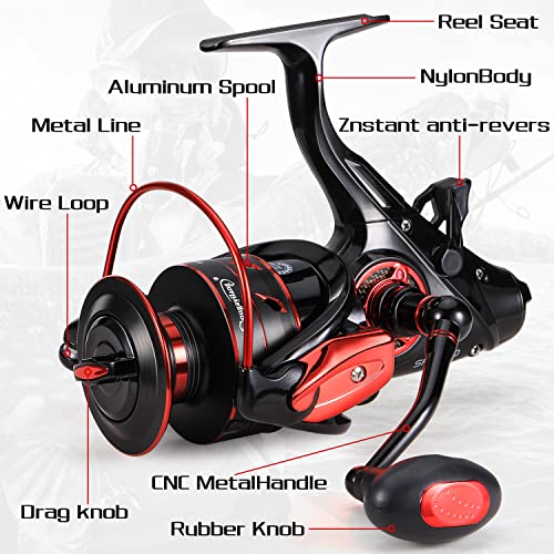 Sougayilang Carp Spinning Reel for Freshwater Fishing