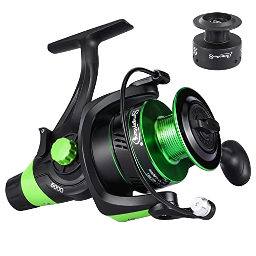 Sougayilang Spinning Reel: 13+1 Stainless Steel BB Bait Feeder