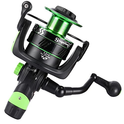 Sougayilang Spinning Reel: 13+1 Stainless Steel BB Bait Feeder