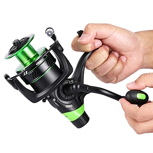 Sougayilang Spinning Reel: 13+1 Stainless Steel BB Bait Feeder