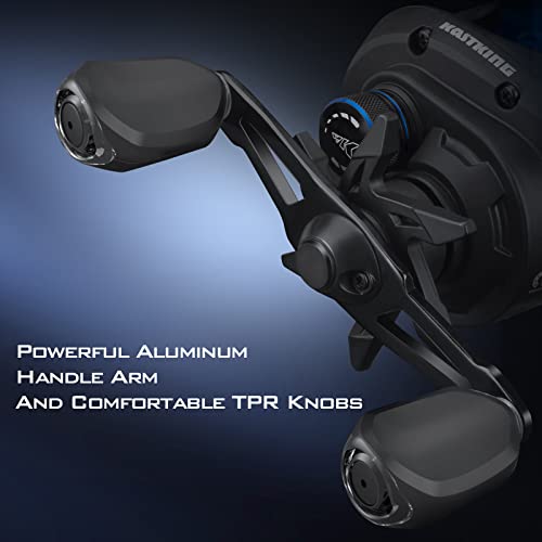 KastKing Centron Lite Baitcasting Reel, 7.1:1, Right Handed, Black