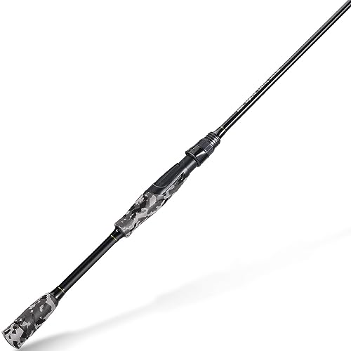 Sougayilang 2Pc Graphite Fishing Rod, 6'10'', Medium