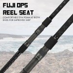 LITTMA Carbon Fiber Surf Spinning Rod with Fuji Guides