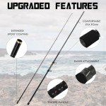 LITTMA Carbon Fiber Surf Spinning Rod with Fuji Guides