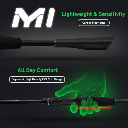 24 Ton Carbon Fiber Fishing Rods for Bass, Trout