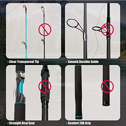 Master Logic Graphite Ultralight Spinning Fishing Rod (6')