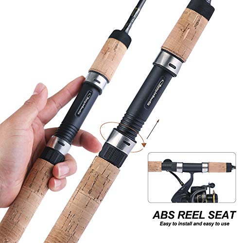 Sougayilang Lightweight Graphite Trout Spinning Fishing Rod