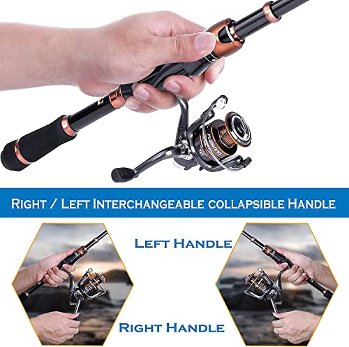 PLUSINNO Bronzee Warrior Combo: Telescopic Rod & Spinning Reel