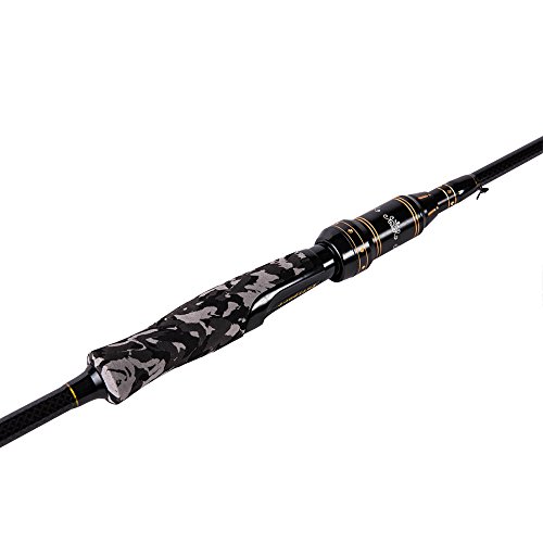 Entsport Camo Legend Spinning Rod - 7ft 24T Carbon Fiber - Medium/Heavy Spin Bass