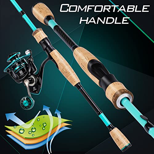 Sougayilang 5.9ft Fishing Rod and Reel Combo