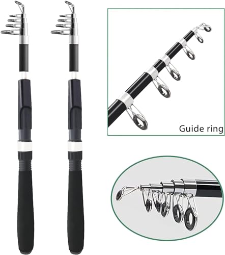 Fishing Pole Combo Set with Spinning Reels & Accessories