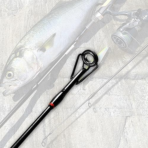 Fiblink 4 Pieces Portable Carbon Spinning Fishing Rod