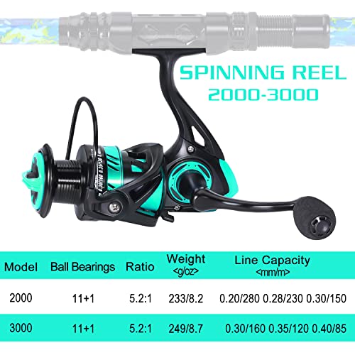 Sougayilang Telescopic Fishing Pole and Reel Combo