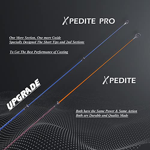 Portable Telescopic Casting and Spinning Fishing Rods, Cork Handle