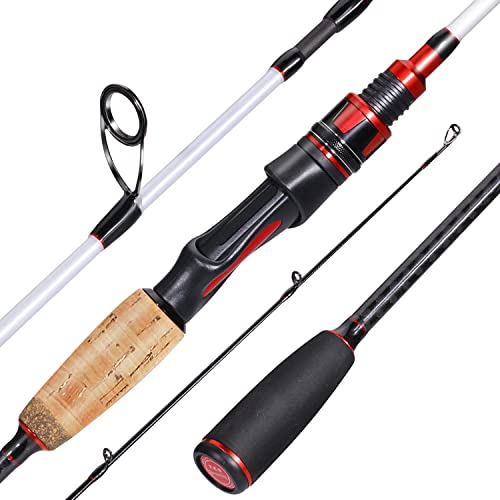 Sougayilang Spinning Rod with EVA/Cork Handle, Baitcasting, 5.9ft