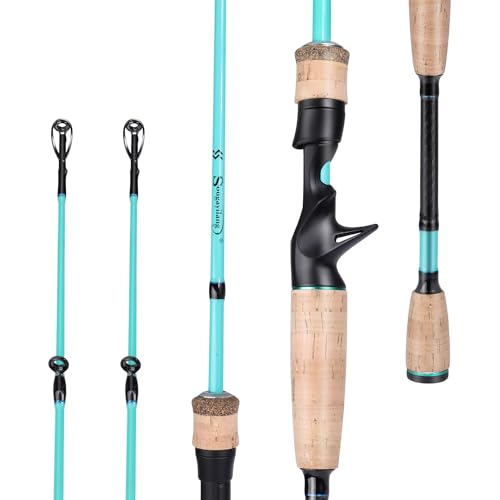 Sougayilang 30 Ton Carbon Fiber Fishing Rod Set