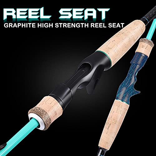 Sougayilang 30 Ton Carbon Fiber Fishing Rod Set