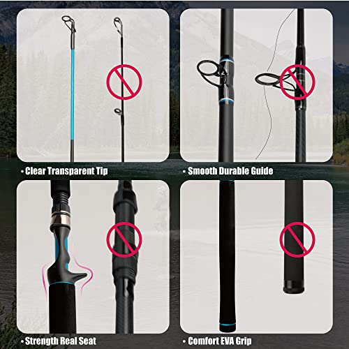 Master Logic Graphite Ultralight Casting Fishing Rod 6