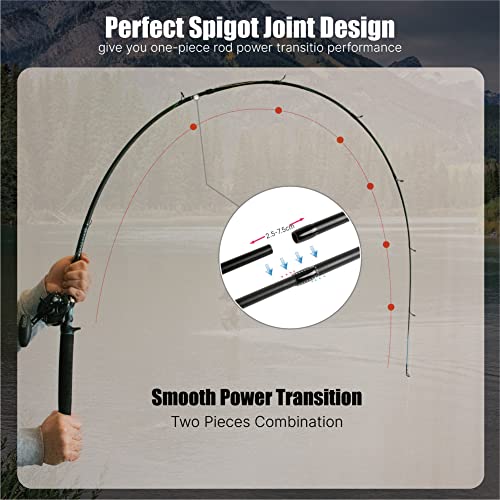 Master Logic Graphite Ultralight Casting Fishing Rod 6