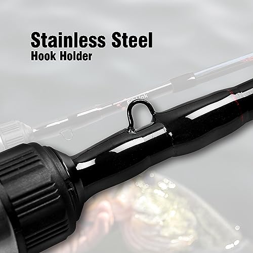 Fiblink Graphite Travel Casting Rod for Baitcasting Fishermen