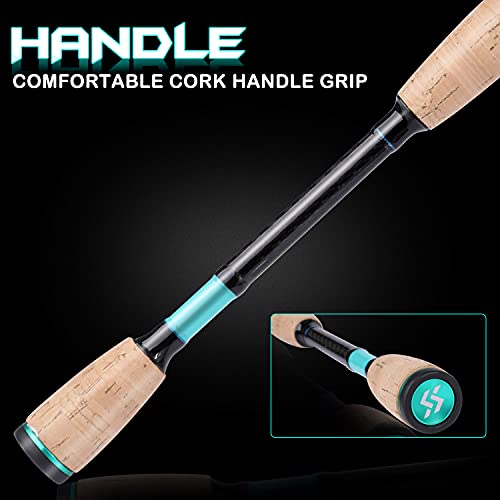 Sougayilang 30 Ton Carbon Fiber Fishing Rod Set