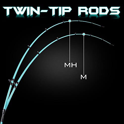 Sougayilang 30 Ton Carbon Fiber Fishing Rod Set