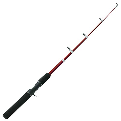 Zebco Z-Cast Telescopic Fishing Rod, Medium Power, Red