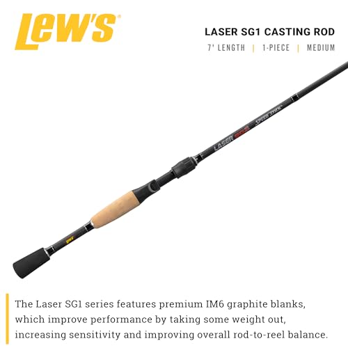 Lews Fishing Laser Sg1 Graphite Casting Rod 7'3