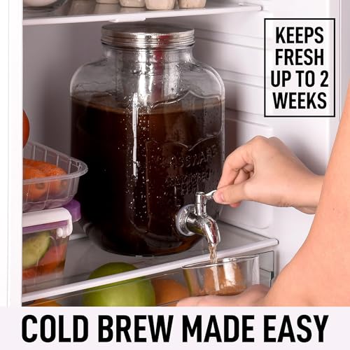 Extra-Thick Glass Cold Brew Coffee Maker